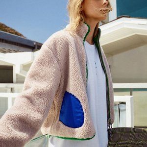 Urban Outfitters Otto Sherpa Fleece Size Large